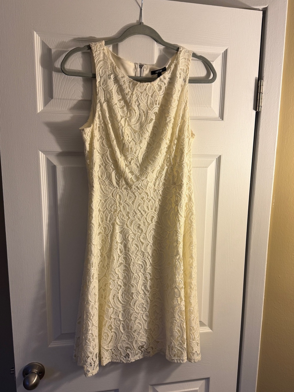 Apt. 9 Cream Lace Dress